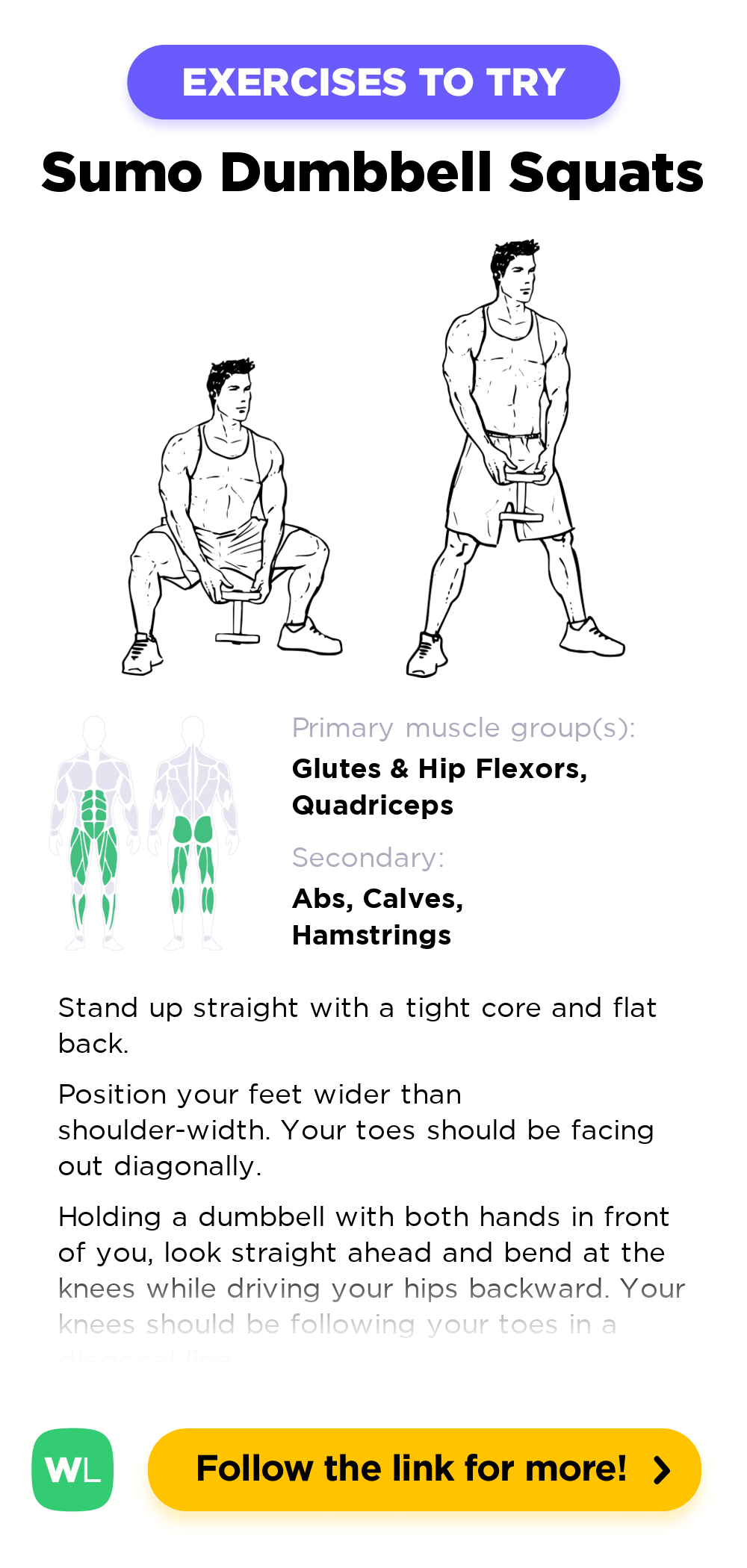 How To Do Sumo Squat With Dumbbell At Krista Guerrero Blog