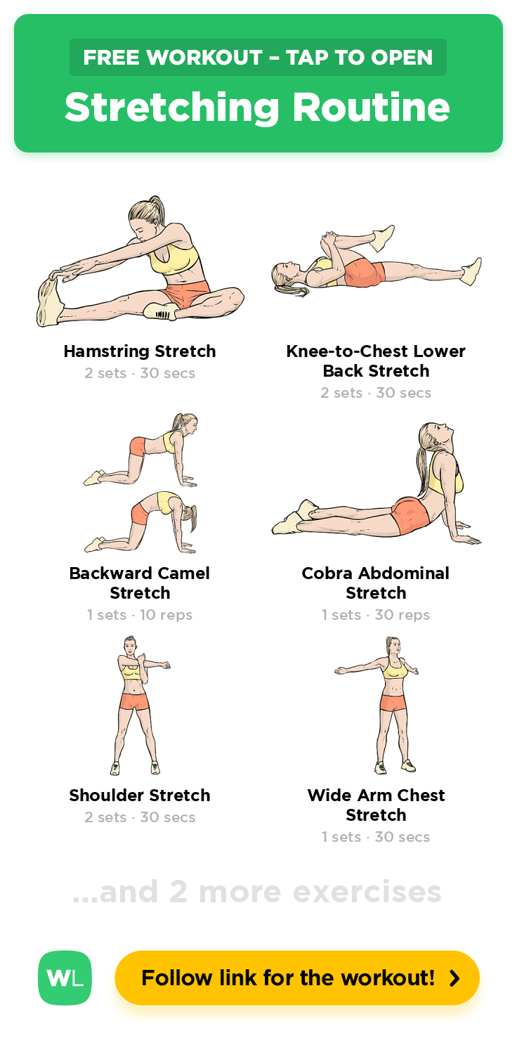 Beginner Free Printable Stretching Exercises Beginner Free Printable Stretching Exercises