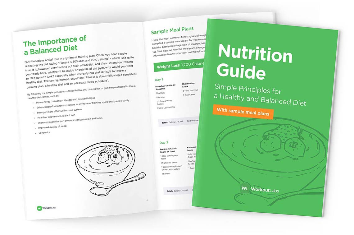 Free nutrition guide ebook when you join