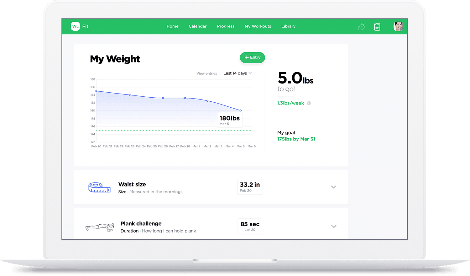 Weight Loss Progress Tracking
