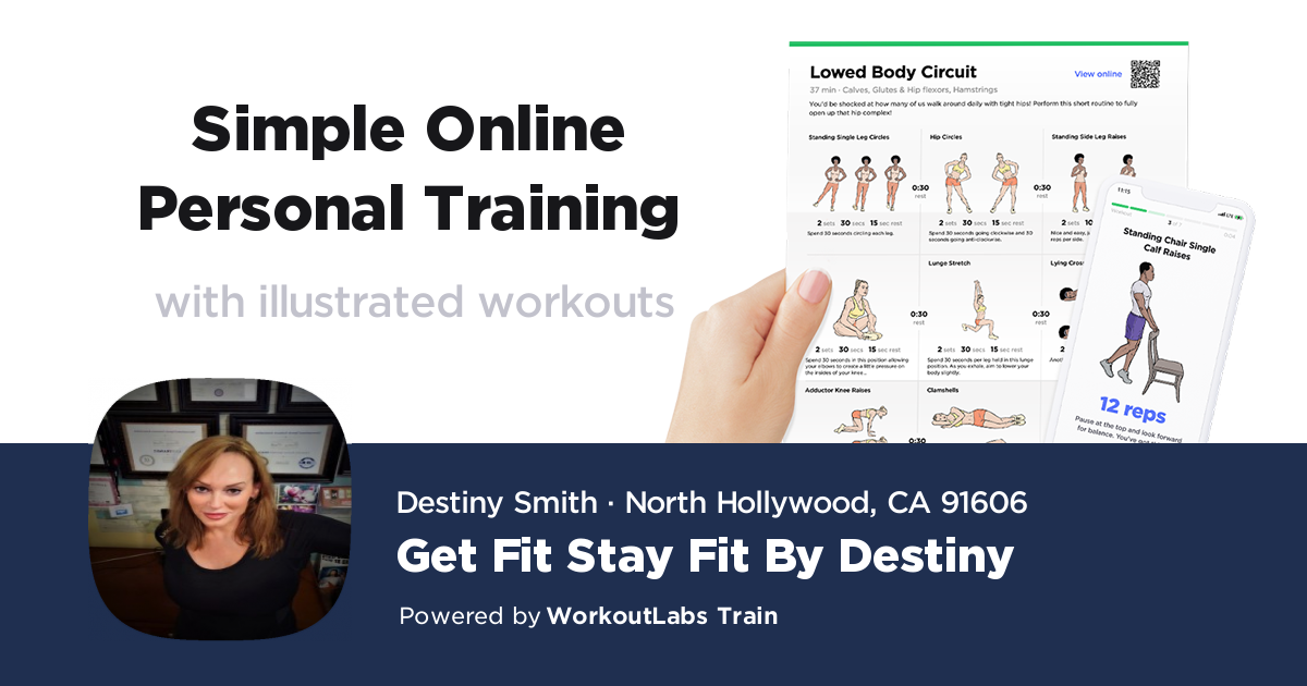 Get Fit Stay Fit By Destiny by Destiny Smith • WorkoutLabs Train Community