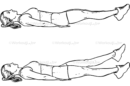 Flutter Kicks – WorkoutLabs Exercise Guide