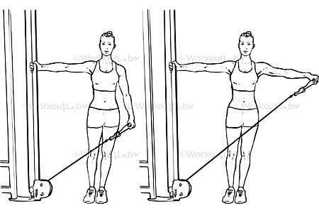 single arm cable crossover