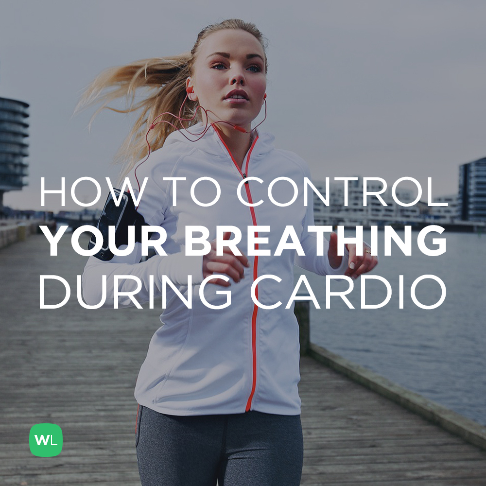 What is the best way to control my breathing when doing cardio?