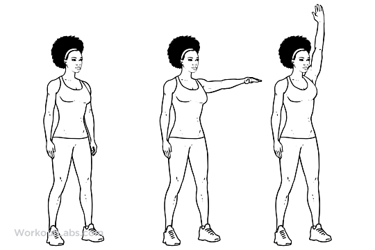 Clipart Arm Front Raises
