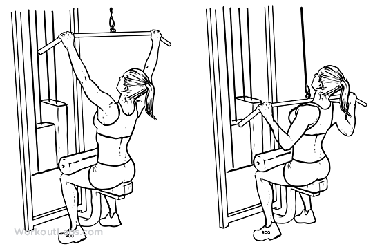 underhand lat pulldown